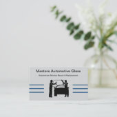 Automotive Glass Repair Replacement Business Cards 名刺 (スタンド正面)