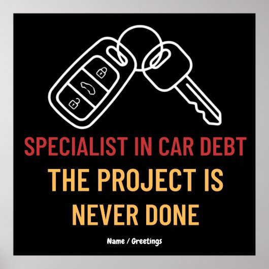 Automotive Key Art The Project Is Never Done ポスター (正面)