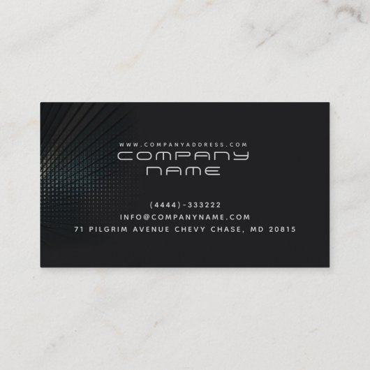 automotive Mechanical Company名刺 名刺 (裏面)