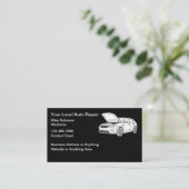 Automotive Repair Mechanic Business Cards  名刺 (スタンド正面)