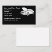 Automotive Repair Mechanic Business Cards  名刺 (正面/裏面)