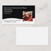 Automotive Restoration And Sales 名刺 (正面/裏面)