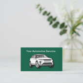 Automotive Services Business Cards Design 名刺 (スタンド正面)
