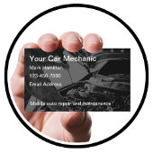 Automotive Services Car Mechanic 名刺
