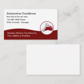 Automotive Services Cool Business Card Design 名刺 (正面/裏面)