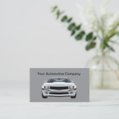 Automotive Services Simple Business Cards 名刺 (スタンド正面)