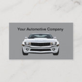 Automotive Services Simple Business Cards 名刺 (正面)