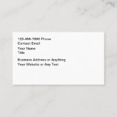 Automotive Theme Business Card Design 名刺 (裏面)