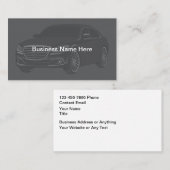 Automotive Theme Business Card Design 名刺 (正面/裏面)