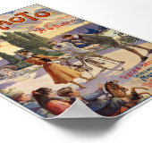 Automoto St. Etienne Vintage Poster 1905 ポスター (角)