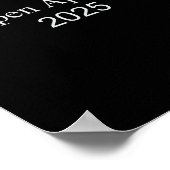 Autopen認証済み 2025 ポスター (角)