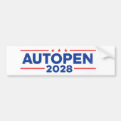 AUTOPEN 2028 バンパーステッカー (正面)