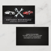 Autos | Wrenches | Mechanic Care 名刺 (正面/裏面)