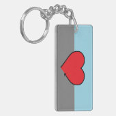 Autosexualのプライド キーホルダー (正面左)