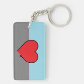 Autosexualのプライド キーホルダー (裏面)