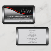 Autotrade -鋼鉄ピストン効果のクラシックな車 名刺 (正面/裏面)