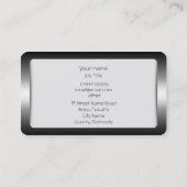 Autotrade -鋼鉄ピストン効果のクラシックな車 名刺 (裏面)