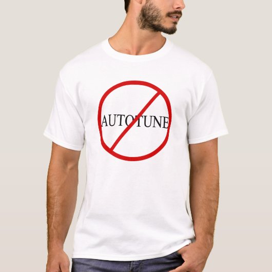 Autotuneなし Tシャツ (正面)