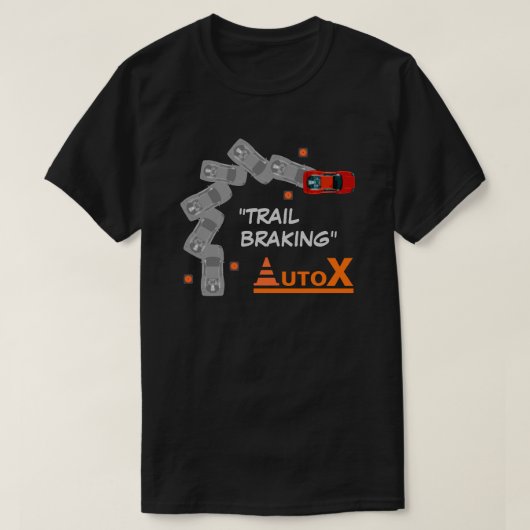AUTOX – 赤 Tシャツ (デザイン正面)