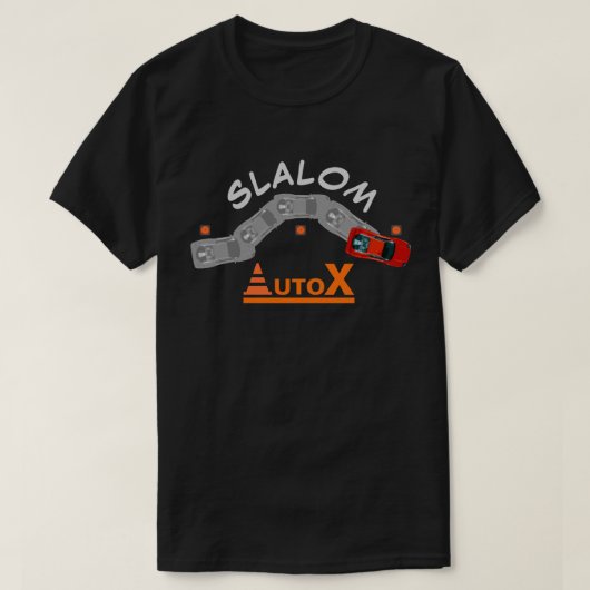 AUTOX – 赤 Tシャツ (デザイン正面)