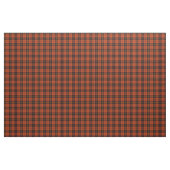 Autumのオレンジ格子縞の黄色及び黒いストライブ柄 ファブリック (ヤード)