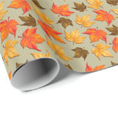 Autumはグラフィックに1つの包装紙を残します ラッピングペーパー (ロールコーナー)