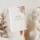 Autum素朴フローラ結婚紙冊子 チラシ