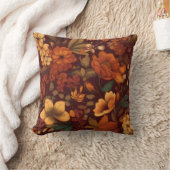 Autum brown season flower floral Beauty Interior クッション (ブランケット)