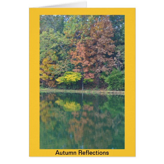 autumn湖の反射 (正面)
