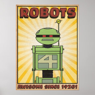 autumn湖の"ロボット"ポスター ポスター