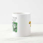 autumn湖の"孤独なダンサー"のコーヒー・マグ コーヒーマグカップ (中央)