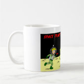 autumn湖の"宇宙旅行"のコーヒー・マグ コーヒーマグカップ (左)