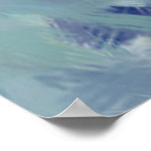 Autumn Abstract Brushstrokes ポスター (角)