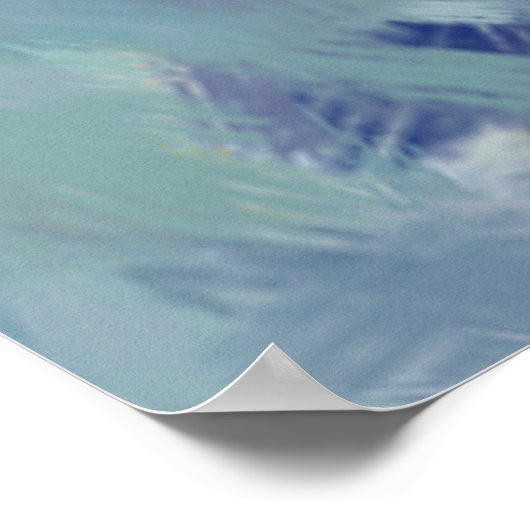 Autumn Abstract Brushstrokes ポスター (角)