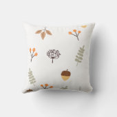 Autumn Acorns and Berries クッション (裏面)