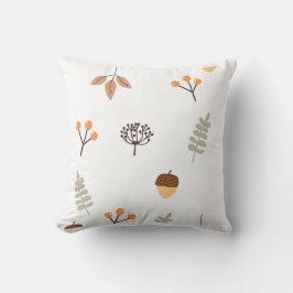Autumn Acorns and Berries クッション