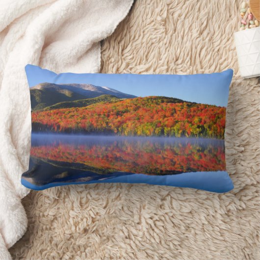 Autumn Adirondack Mountains | New York ランバークッション (ブランケット)