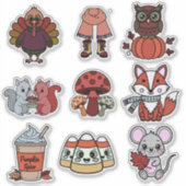 🍂 Autumn Adventures Sticker Pack シール (正面)