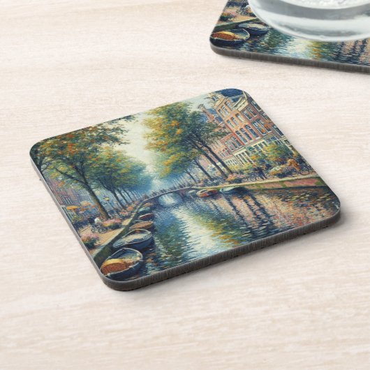 Autumn Afternoon at the Canal - Coasters コースター (左側)