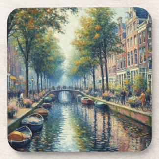 Autumn Afternoon at the Canal - Coasters コースター
