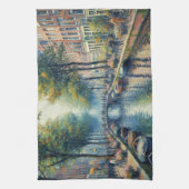Autumn Afternoon at the Canal - Kitchen Towels キッチンタオル (縦)
