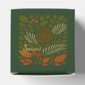 Autumn and Winter Holidays Season's Greetings フェイバーボックス (上部)