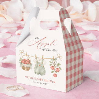 Autumn Apple Baby Clothesline Baby Shower フェイバーボックス