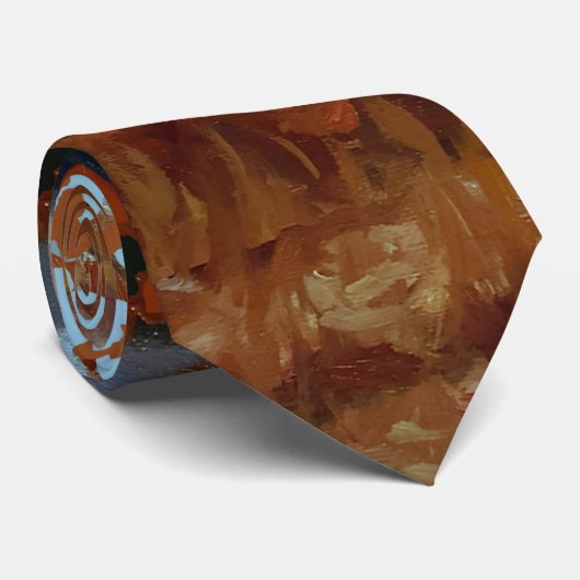 Autumn Aspen Medley Oranges Reds Yellows Blues ネクタイ (ロール)