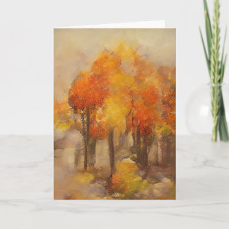 Autumn at My House カード