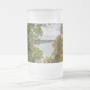 Autumn At Truman Dam Frosted Glass Beer Mug フロストグラスビールジョッキ