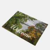 Autumn At Truman Dam Welcome Doormat ドアマット (アングル)