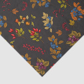 Autumn berries on chocolate brown 2 薄葉紙 (詳細)