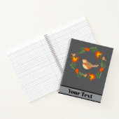 Autumn Bird Folk Art ノートブック (内部)