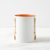 Autumn Birthday Mug Personalized Fall Pumpkins  マグカップ (中央)